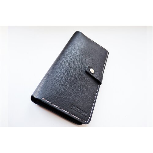 Портмоне Hurtoff в стиле Loft из натуральной кожи