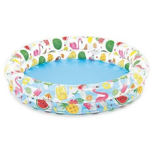 Бассейн надувной детский INTEX Just So Fruity Pool (Фрукты), от 2-х лет, 122х25 см int59421NP