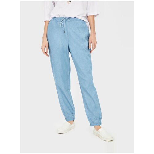 фото Брюки baon женские, модель: b291034, цвет: blue denim, размер: s