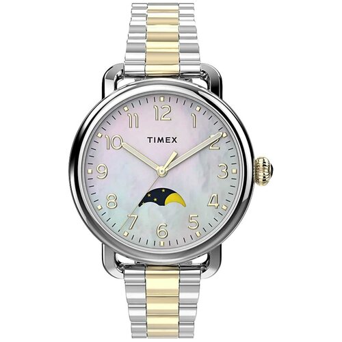 наручные часы timex наручные часы timex tw2v30100 золотой желтый Наручные часы TIMEX Standard, серебряный