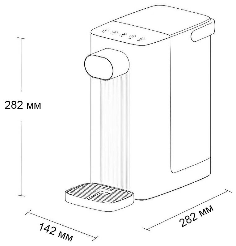 Настольный диспенсер для воды Xiaomi Scishare Water Dispenser 3L White (S2303)