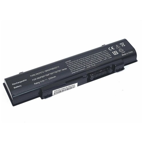 аккумуляторная батарея для ноутбука samsung r420 r510 r580 r530 aa pl9nc6w 5200mah oem белая 9186 Аккумуляторная батарея для ноутбука Toshiba Qosmio F60 F750 F755 (PA3757U-1BRS) 48Wh OEM черная