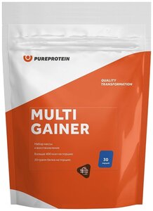 PureProtein Мультикомпонентный гейнер, вкус «Двойной шоколад», 3 кг, PureProtein