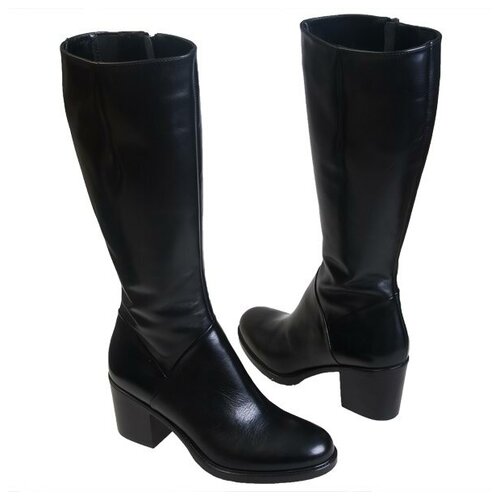 фото Женские осенние сапоги sala sa-1980/478f capretto czarny