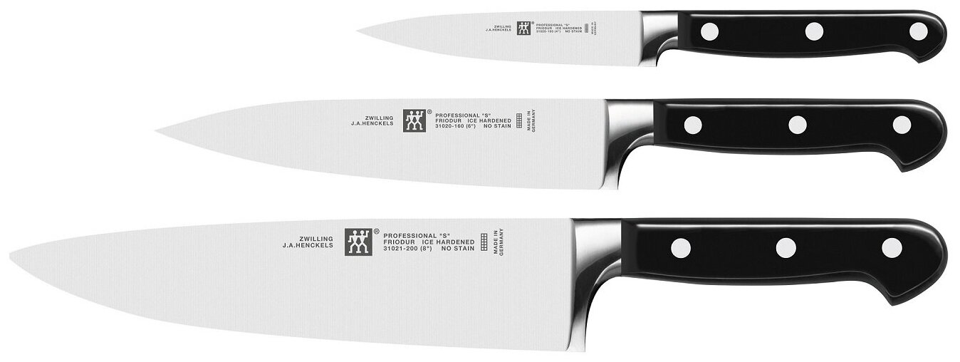 Набор ножей 3 пр. ZWILLING Professional “S”