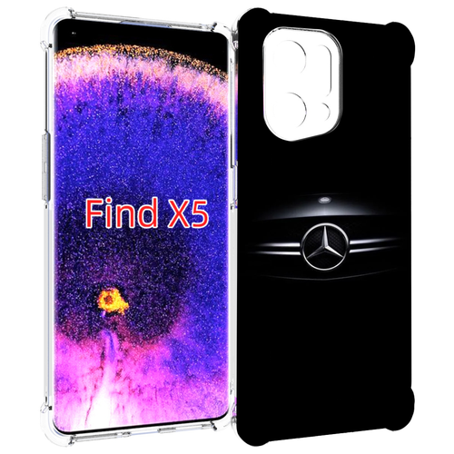 Чехол MyPads mercedes-мерседес-1 для Oppo Find X5 задняя-панель-накладка-бампер