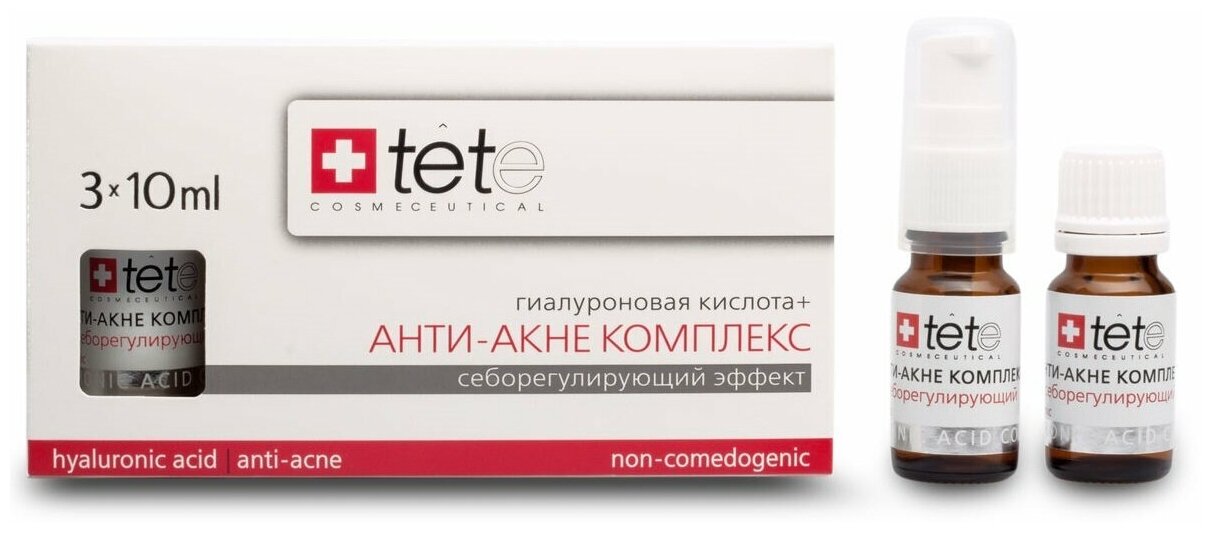 Гиалуроновая кислота с анти-акне комплексом TETe Cosmeceutical Hyaluronic Acid and Anti-Acne Serum