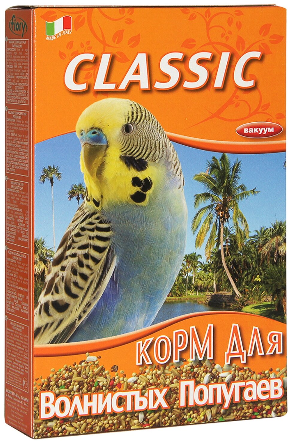 Fiory корм для волнистых попугаев Classic, 400 г