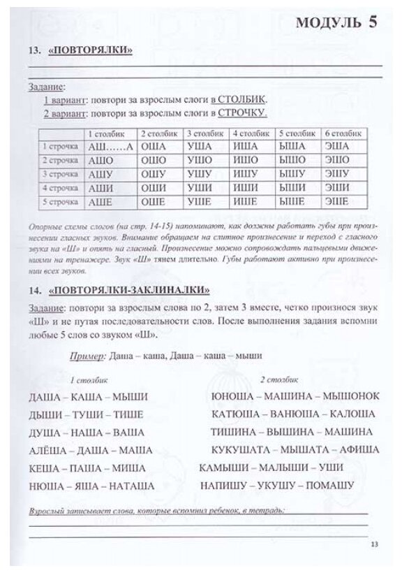 Логопедическая тетрадь для автоматизации звука Ш - фото №9