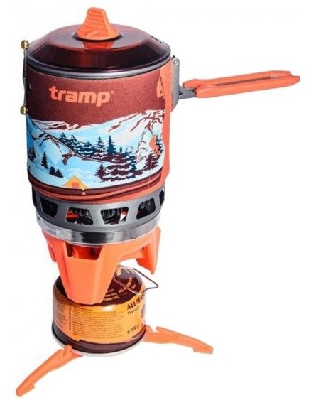 Система для приготовления пищи Tramp TRG-115 1л, оранжевый