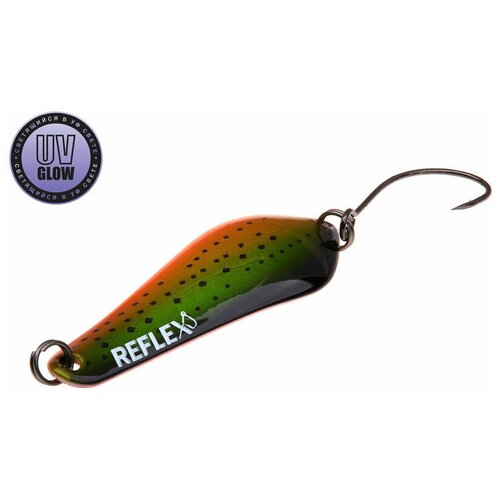 Колеблющаяся блесна / приманка для зимней рыбалки REFLEX модель CRYSTAL 3,6 г цвет R32