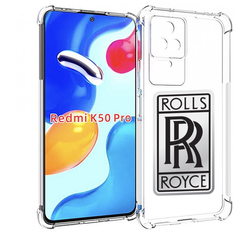 Чехол MyPads Rolls-Royce мужской для Xiaomi Redmi K50 / K50 Pro задняя-панель-накладка-бампер чехол mypads genesis дженезис 1 мужской для xiaomi redmi k50 k50 pro задняя панель накладка бампер