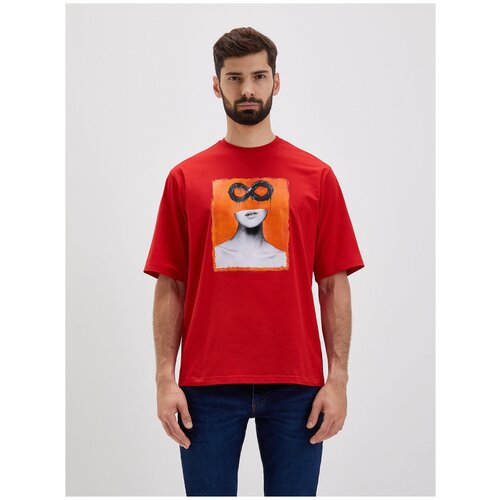 Футболка в тубе CHAPURIN  & JENYA VYGUZOV red