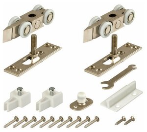 Комплект роликов Armadillo для <b>раздвижных</b> <b>дверей</b> DIY Comfort 80/4 kit (877+882) (Армадилло) Превосхо