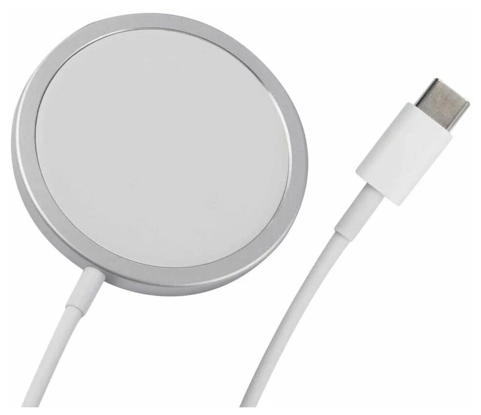 Беспроводная зарядка для телефона Apple айфон с функцией MagSafe в коробке