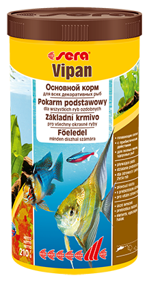 Sera Vipan Nature корм для всех декоративных рыб 1000мл (210гр) - фотография № 8