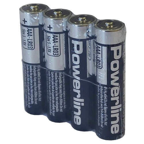 Элемент питания Panasonic Powerline LR03 (4 шт) батарейки panasonic cr2032el 1b для мат плат цена за 1шт