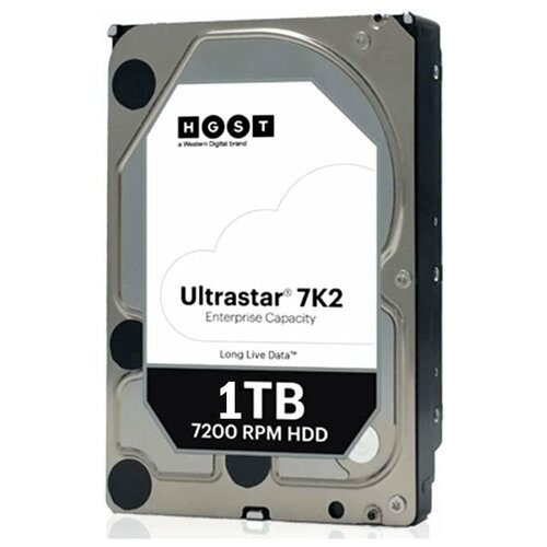 Жесткий диск 1Tb SATA-III HGST Hitachi Ultrastar 7K2 1W10001 1240000₽