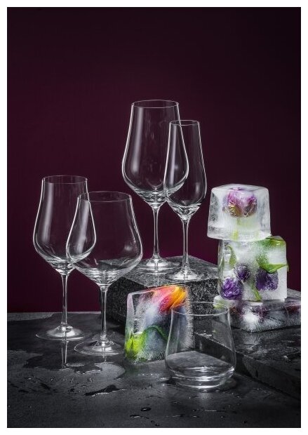 Набор бокалов Crystalex Tulipa для вина, 350 мл, 6 шт. - фотография № 7
