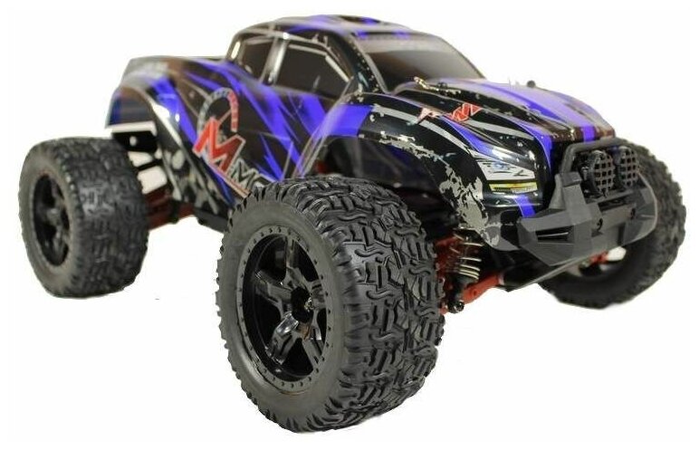 Радиоуправляемый монстр Remo Hobby MMAX Brushless UPGRADE синий 4WD 2.4G 1/10 RTR RH1035UPG-BLUE