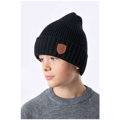 фото Шапка для мальчика шалуны 405680 серый 54