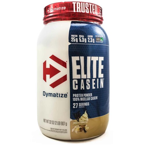 Dymatize Elite Casein 2 lb 907 г (ваниль)