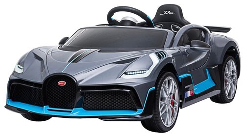 Электромобиль детский Bugatti Divo с мягкими колесами, светом фар, магнитолой и пультом управления