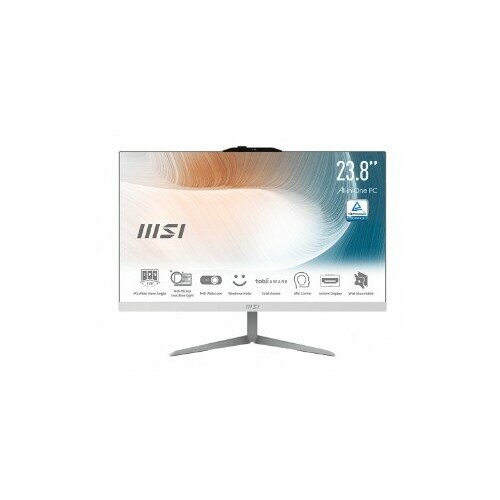 Моноблок MSI 12M-068XRU 238 1920x1080 Intel Core i5-1240P 17GHz8Gb RAM512Gb SSD WiFi BT Cam DOS белый 9S6-AE0712-068 7121900₽