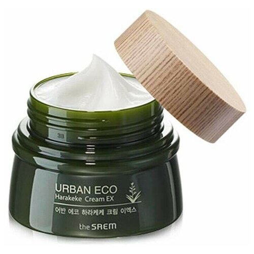 The Saem Urban Eco Harakeke Cream Питательный крем для лица с экстрактом новозеландского льна, 50 мл эмульсия для лица с экстрактом новозеландского льна the saem urban eco harakeke emulsion 130 мл