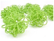 Шары-петельки из ротанга светло-зеленые, 5 см, 10 шт. в упаковке, для декора
