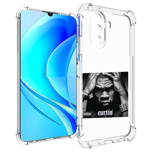 Чехол MyPads 50 Cent - Curtis для Huawei Nova Y70 / Nova Y70 Plus (MGA-LX9N) / Huawei Enjoy 50 задняя-панель-накладка-бампер