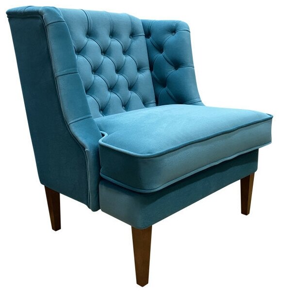 Кресло GRUPPO 396 амати классика размер: 85 х 85 см, текстиль Valencia 25 цвет голубой