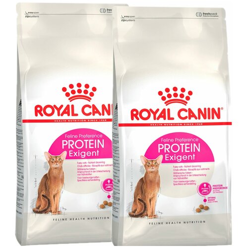 ROYAL CANIN PROTEIN EXIGENT для привередливых взрослых кошек (4 + 4 кг) royal canin protein exigent для привередливых взрослых кошек 0 4 0 4 кг