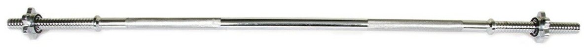 Гриф для штанги STARFIT BB-103, прямой, замки в комплекте, серебристый [ут-00007151] - фото №10
