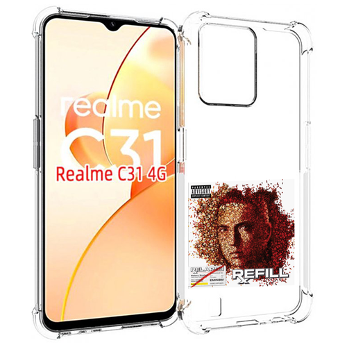 Чехол MyPads Eminem RELAPSE, REFILL для OPPO Realme C31 задняя-панель-накладка-бампер чехол mypads eminem the marshall mathers lp 2 для oppo realme c31 задняя панель накладка бампер