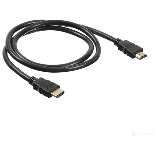 Кабель аудио-видео Buro HDMI 2.0 HDMI (m) HDMI (m) 1м. Позолоченные контакты черный (BHP HDMI 2.0-1)