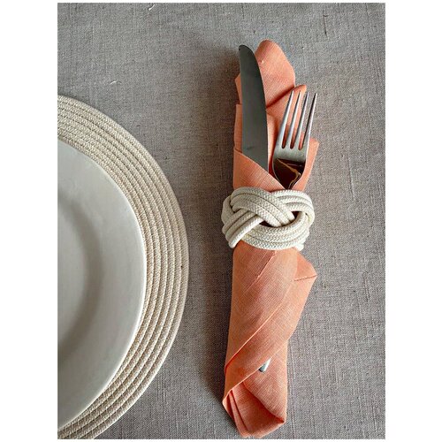 Набор колец для сервировки из плотного шнура 