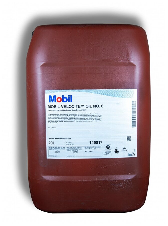 Шпиндельное масло Mobil Velocite № 6 20L