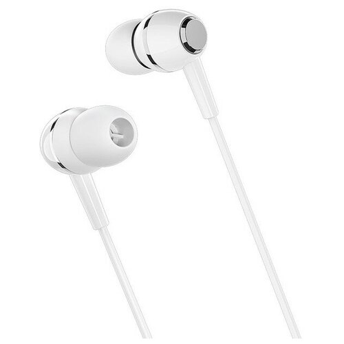 Наушники Borofone BM36 Acura вакуумные микрофон Jack 35 мм кабель 12 м белые 40900₽