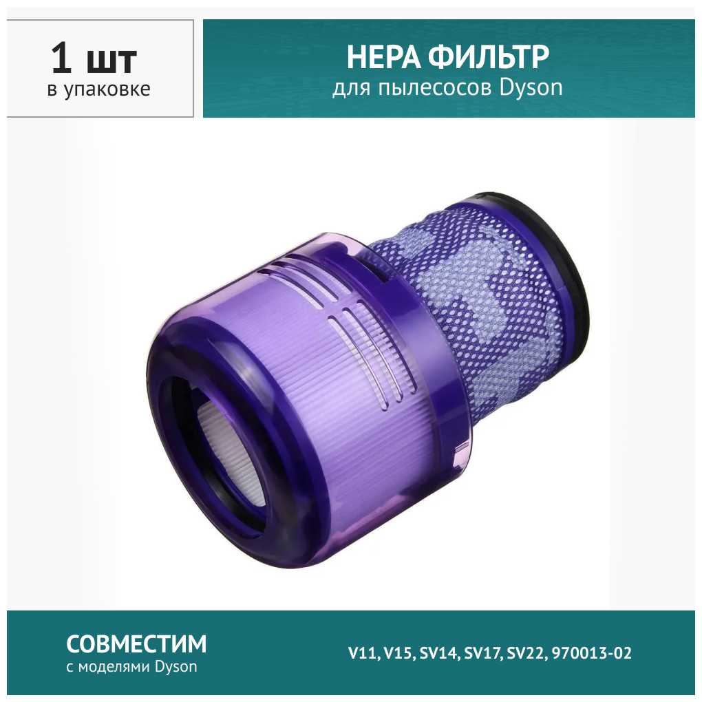 фото Фильтр для пылесоса Dyson V11, V15, SV14, SV17, SV22, 970013-02