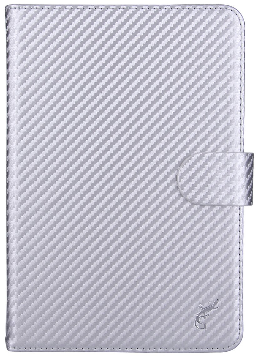 Универсальный чехол-книжка для планшета 8 дюймов ( 214 * 145 мм), карбон хром