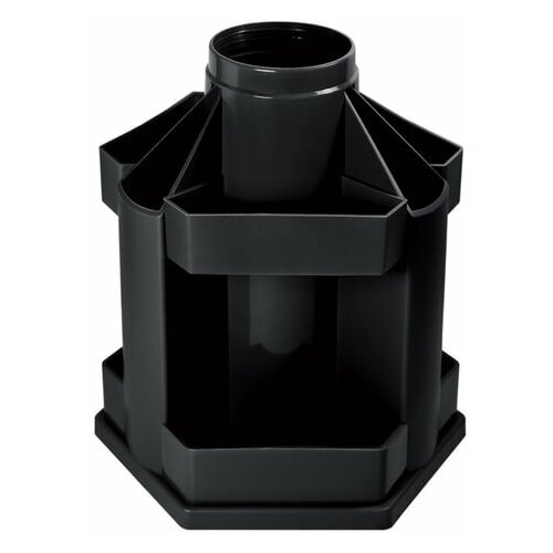 Подставка-органайзер Maxi Desk вращающаяся 120х140х175 мм 10 отделений черная, 3 шт вращающаяся на 360 градусов подставка для детской бутылочки