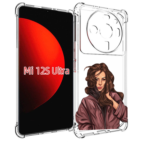 Чехол MyPads Арт рисунок девушки для Xiaomi 12S Ultra задняя-панель-накладка-бампер чехол mypads новогодний зимний арт женский для xiaomi 12s ultra задняя панель накладка бампер