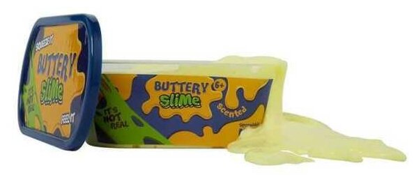Слайм (жвачка для рук) "Buttery Slime" Сливочное масло, цвет бледно-желтый Junfa ST24