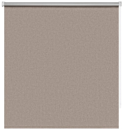 Рулонная штора Blackout DECOFEST Блэкаут Фелиса Мини, 80х160 см, коричневый