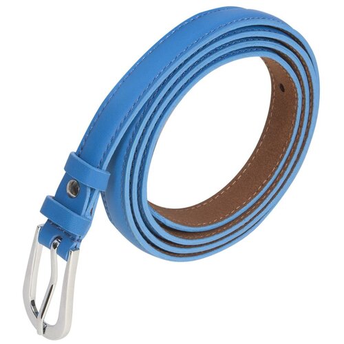 фото Ремень женский кожаный h-1,5 синий 1100010 нет бренда