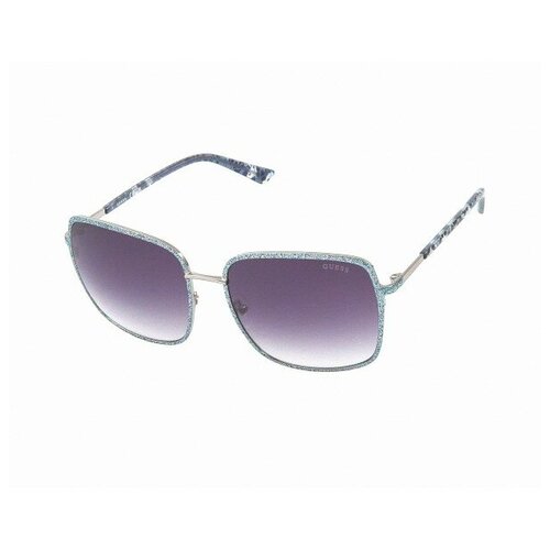 Солнцезащитные очки GUESS, серебряный, серый