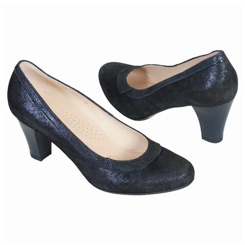 Туфли на низком каблуке Anis AN-3593 star blue