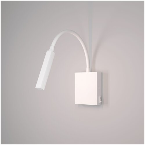 Бра  Настенный светодиодный светильник на гибкой ножке Elektrostandard KNOB 40118/LED, белый