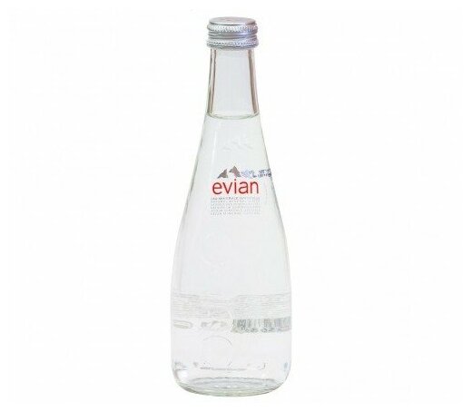 Вода минеральная Evian стекл. бут. 0,33л негаз 20 шт/уп - фотография № 7